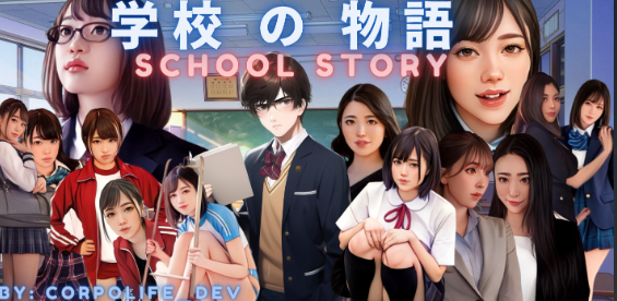[HTML真人亚洲风游戏/机翻润色]学校の物语 Gakko No Monogatari – School Story [ v0.15 [10G]游戏中文版下载|无需安装解压即玩-绿色游戏网