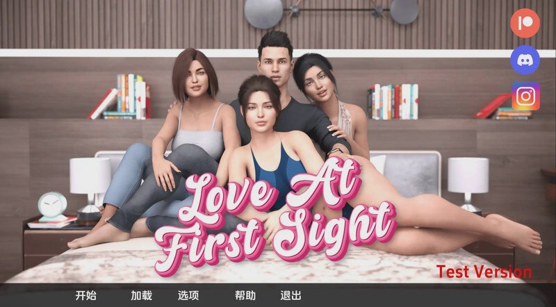 [欧美SLG/动态] 一见钟情（Love at First Sight）V0.1 PC+安卓 汉化中文 1.7G游戏中文版下载|无需安装解压即玩-绿色游戏网